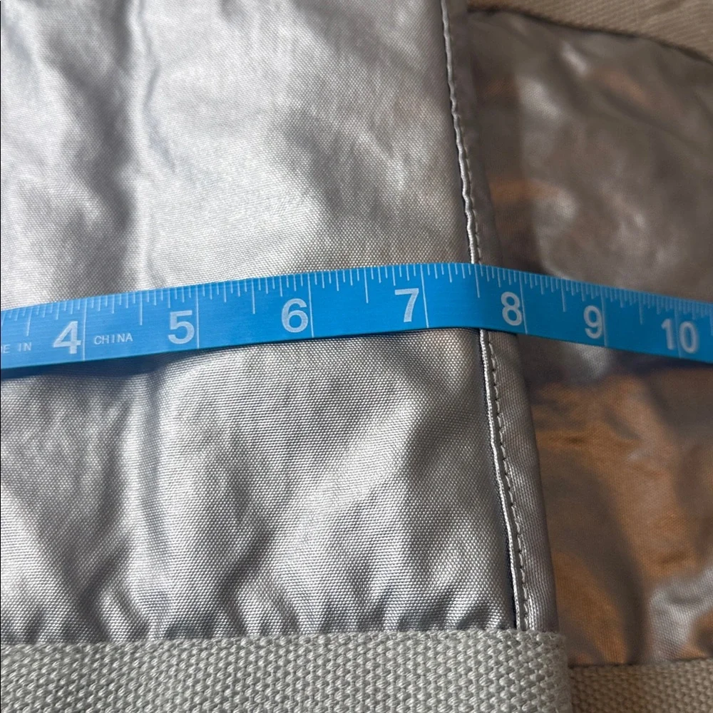Kipling Adara Large Crossbody Tote Bag Smooth Silver Metallic
